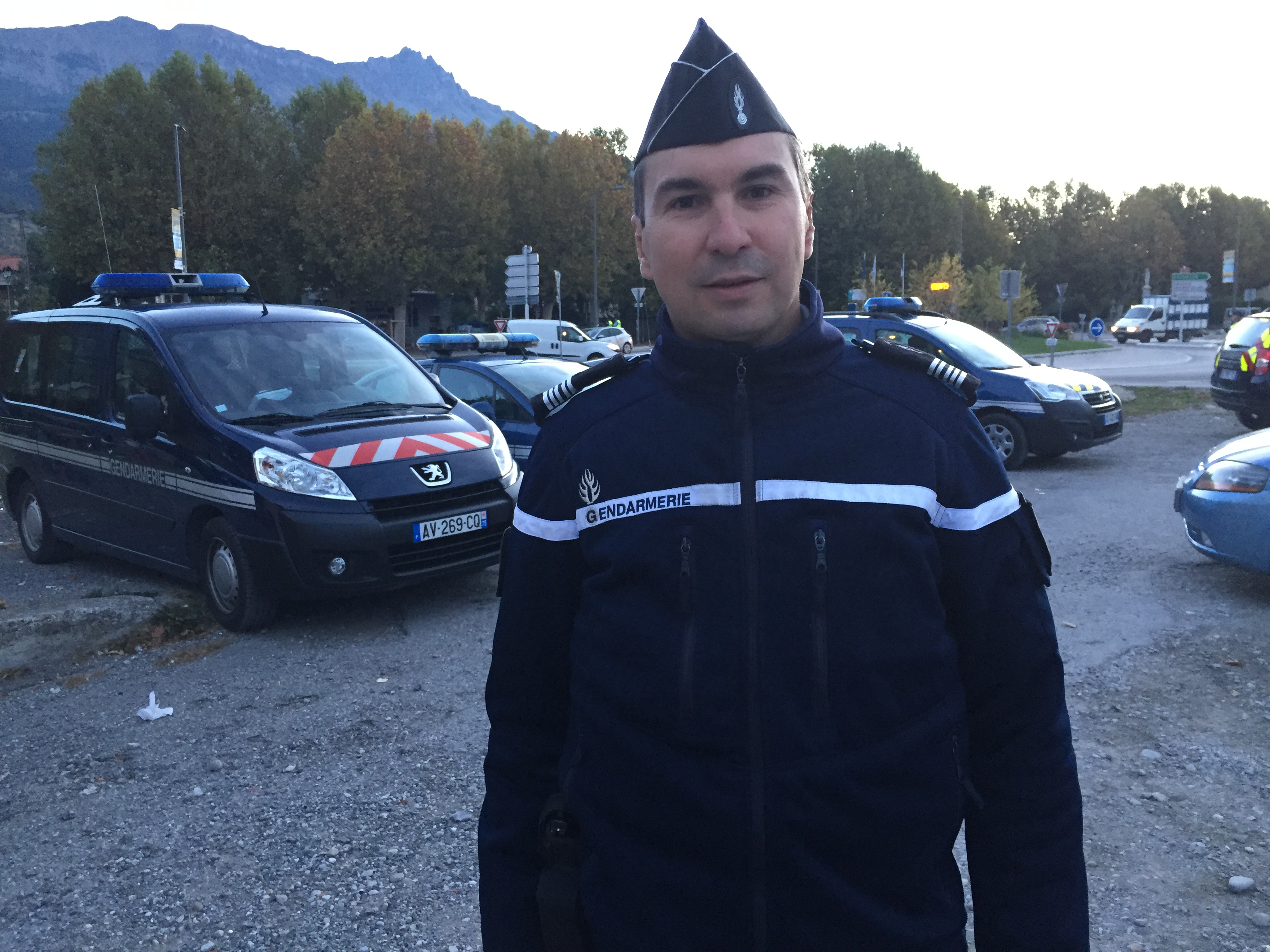Colonel Damien Demetz, commandant du groupement de gendarmerie des Hautes-Alpes