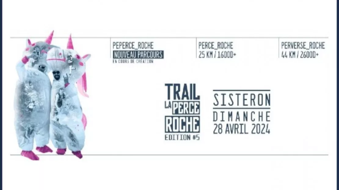 Sisteron. Trail La Perce Roche