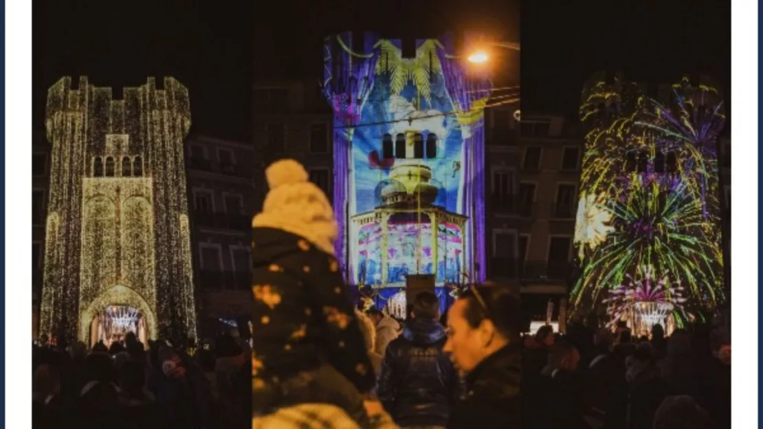 Manosque. Mapping de Noël