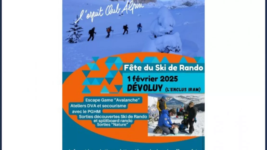 Le Dévoluy. Fête du ski de randonnée Superdévoluy