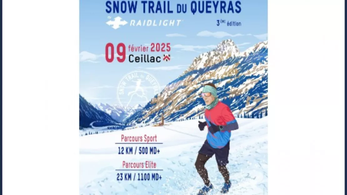 Ceillac. 3ème Snow trail du Queyras