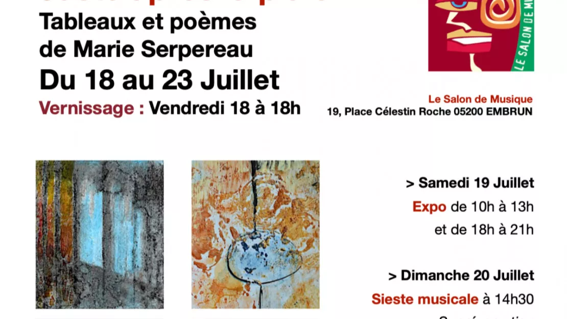 Embrun - Exposition de tableaux et de poésies Embrun - Exposition de tableaux et de poésies