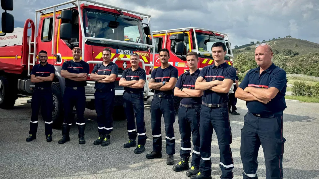 Alpes de Haute-Provence : les pompiers du département mobilisés en Corse jusqu’en septembre