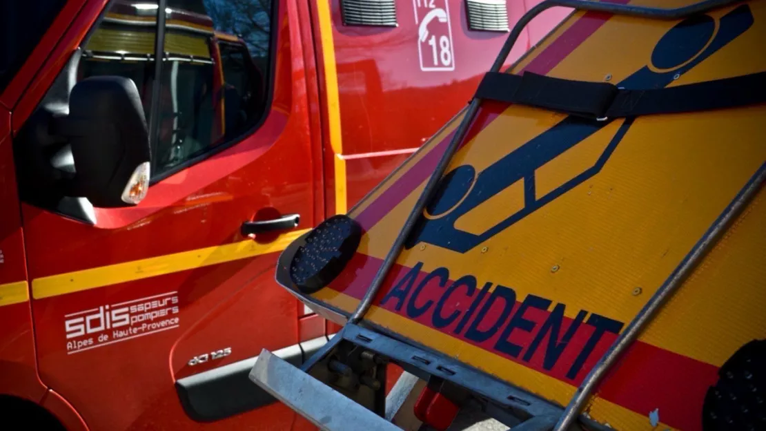 Alpes de Haute-Provence : un accident de la route fait deux blessés sur la commune de La Palud-sur-Verdon