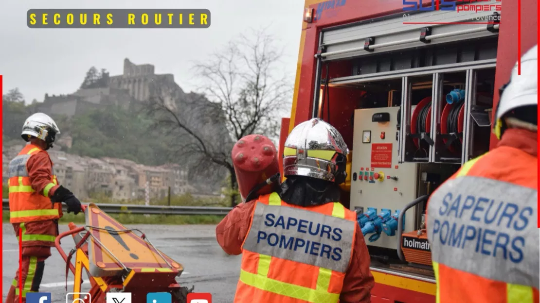 Alpes de Haute-Provence : un accident de VTT fait un blessé route de Puimoisson ce vendredi