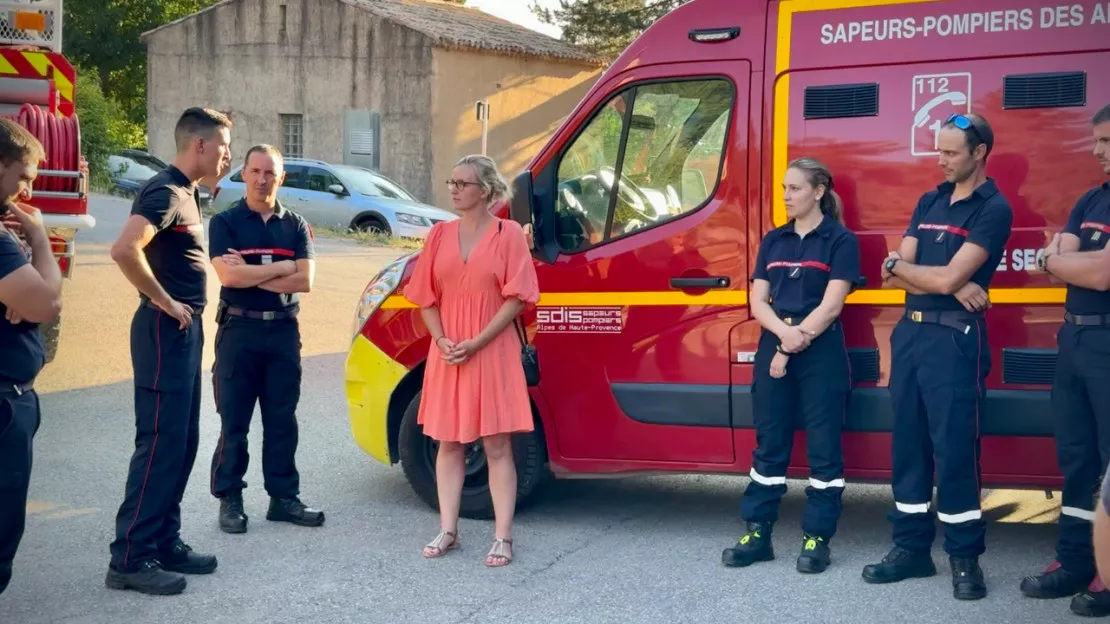 Alpes de Haute-Provence : visite de la sous-préfète de l’arrondissement de Digne-les-Bains ce vendredi à la caserne de la Javie