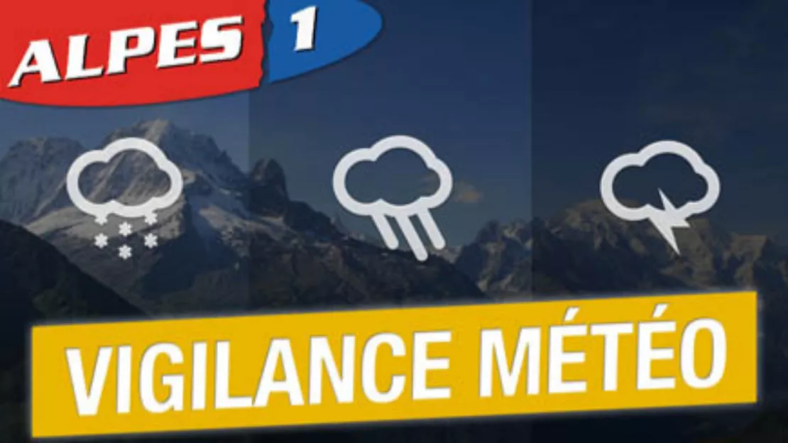 Alpes du Sud : vigilance jaune pour des orages ce vendredi