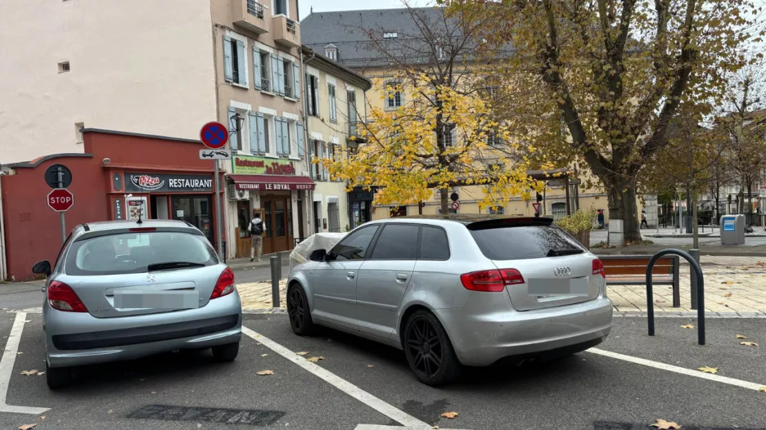 Attention à ne pas vous garer sur des stationnements réservés à la police à Gap