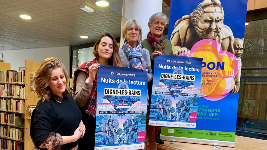 Coup d'envoi des neuvièmes nuits de la lecture à Digne