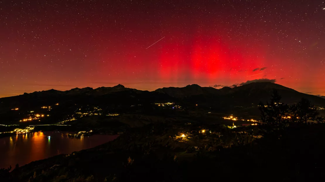 Des Aurores boréales visibles dans le ciel des Alpes du Sud