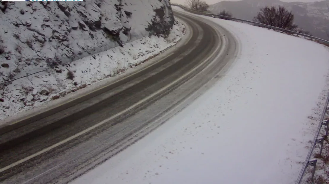 Des conditions de circulation difficiles ce lundi dans les Alpes du Sud