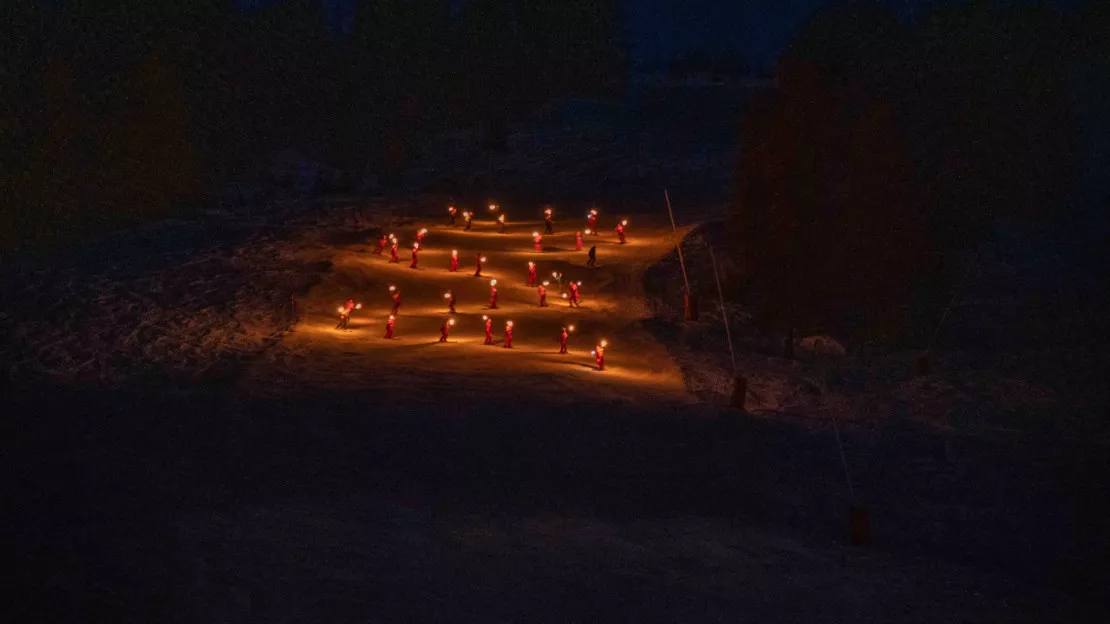 Des petits flambeaux au Sauze pour soutenir les enfants en difficulté