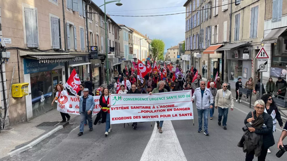 Haute-Provence : 150 personnes mobilisées pour l'hôpital de Manosque
