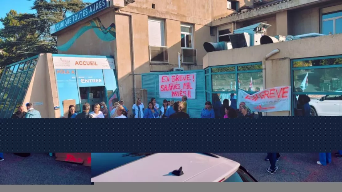 Haute-Provence : 22ème jour de grève à la clinique Toutes Aures