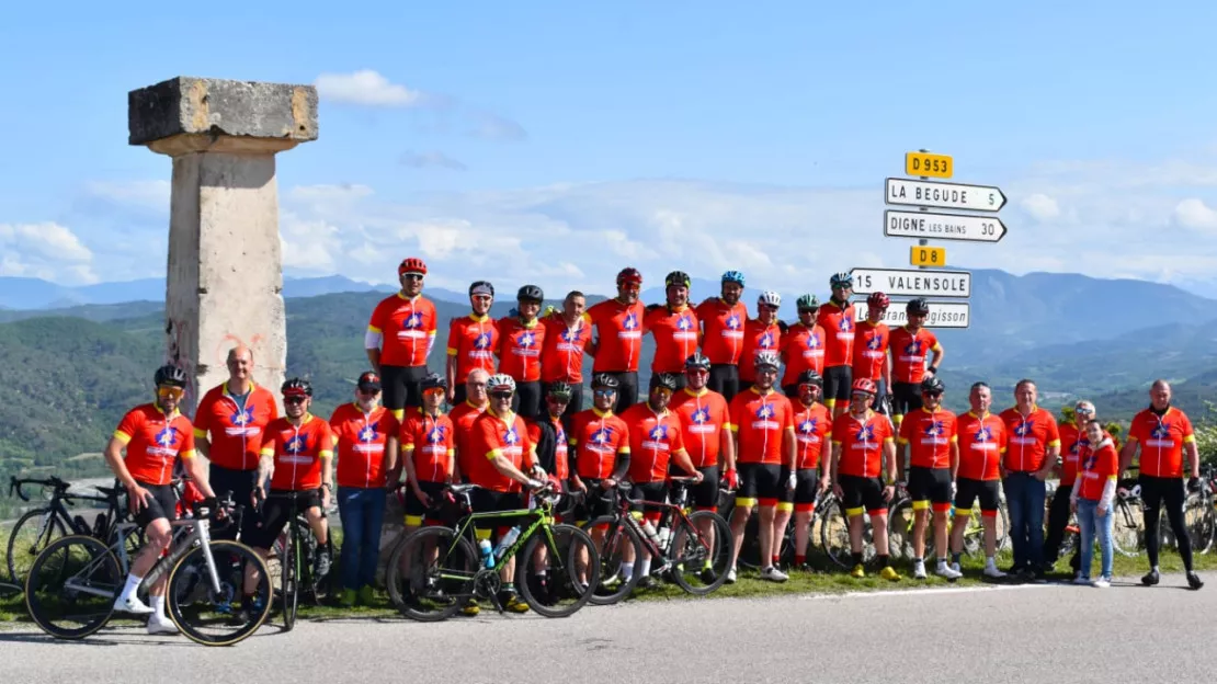 Haute-Provence : 600 km à vélo pour les pupilles des sapeurs-pompiers