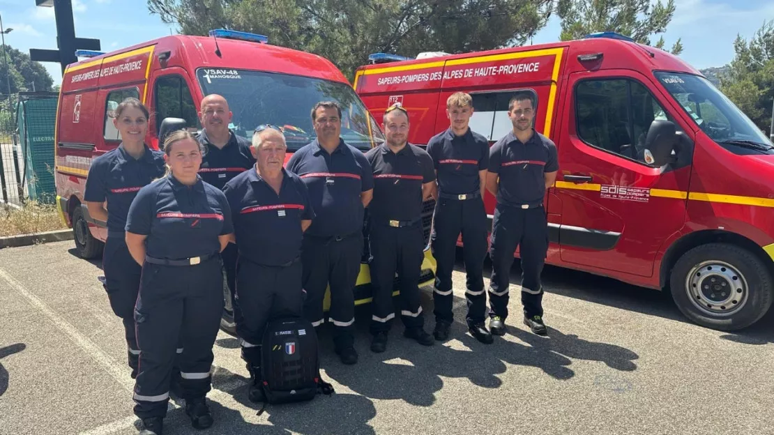 Haute-Provence : des pompiers bas-alpins en route pour participer à la sécurisation des JO