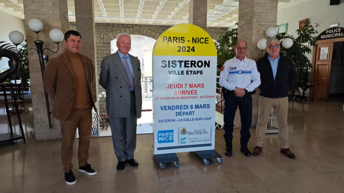 Haute-Provence : Sisteron accueille une arrivée et un départ du Paris-Nice