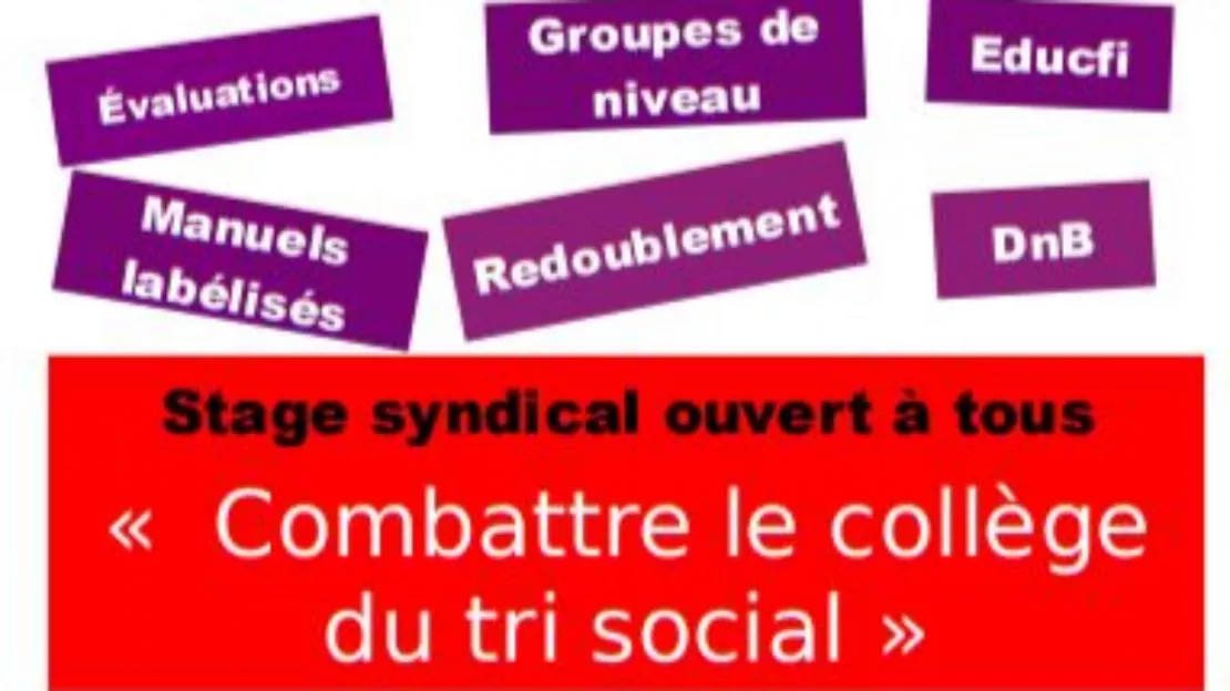 Haute-Provence : stage syndical contre le choc des savoirs