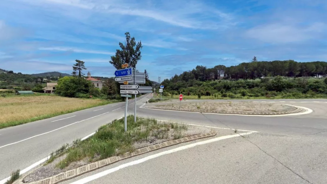 Haute-Provence : un nouveau carrefour giratoire à Manosque