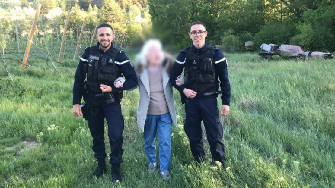Haute-Provence : une personne âgée retrouvée par les gendarmes après une heure de recherche
