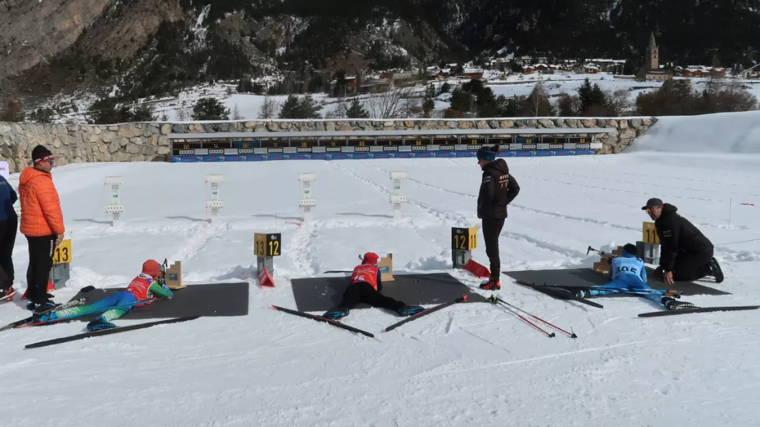 Hautes-Alpes : à Ceillac,  les 15 pas de tirs de biathlon célébrés