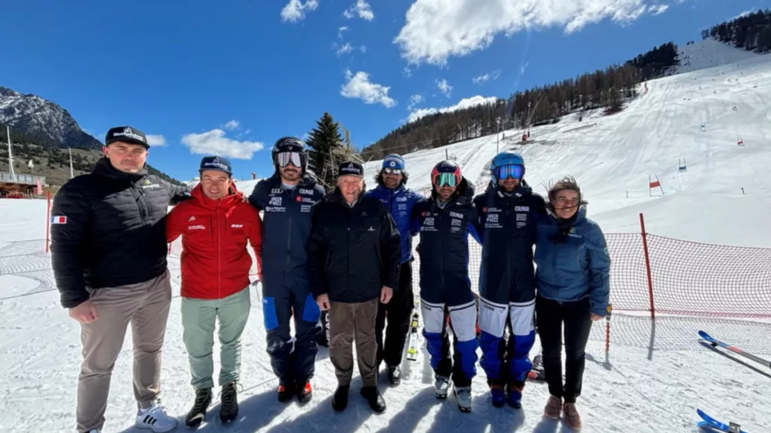 Hautes-Alpes : l’équipe de France de ski en entrainement à Montgenèvre