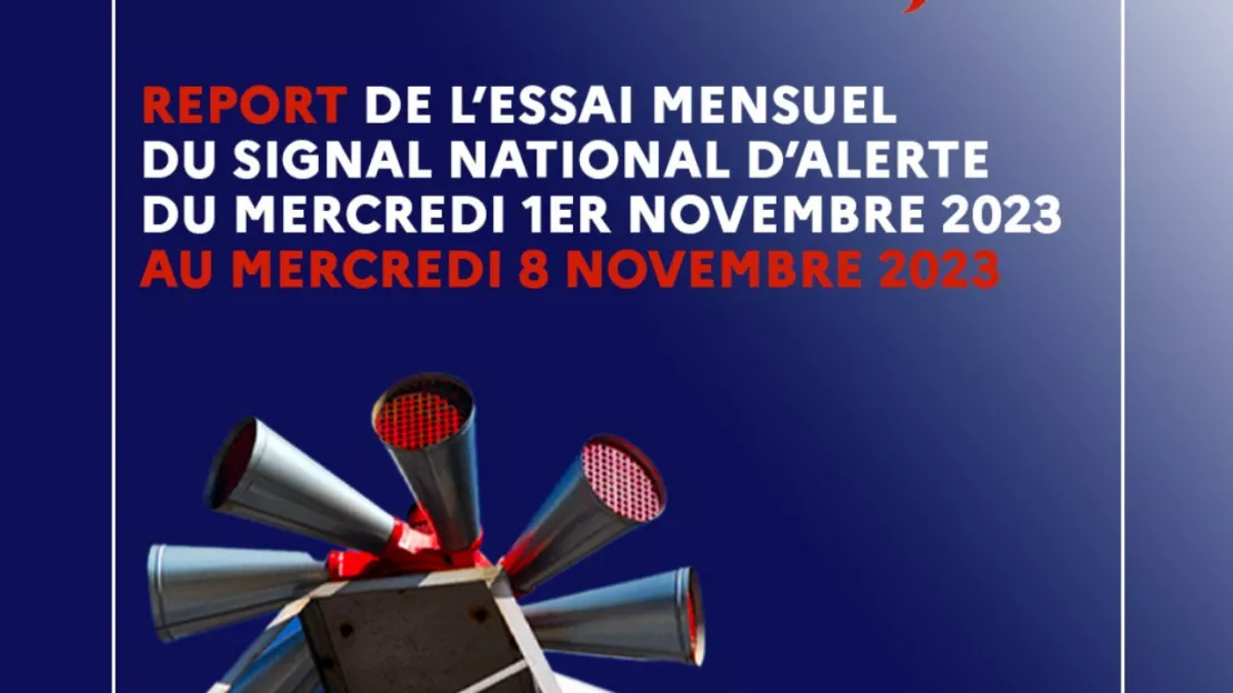 Hautes-Alpes : l’essai mensuel du signal national d’alerte reporté