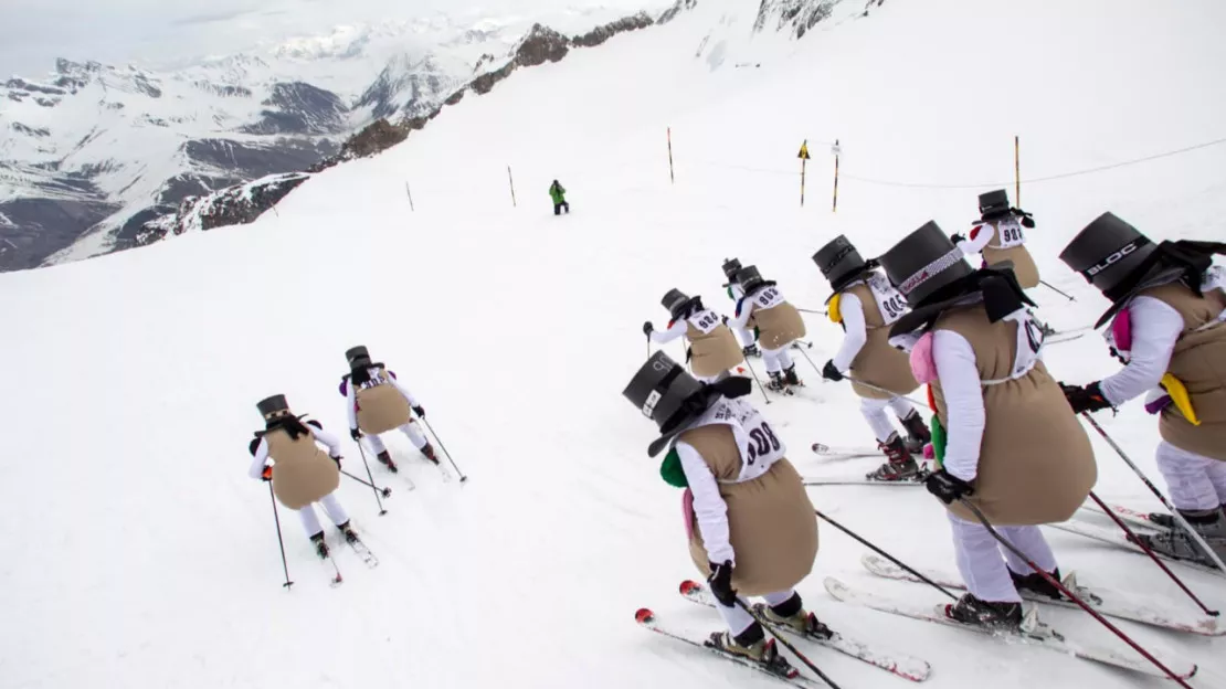 Hautes-Alpes : le Derby de la Meije, le rassemblement haut en couleurs du freeride