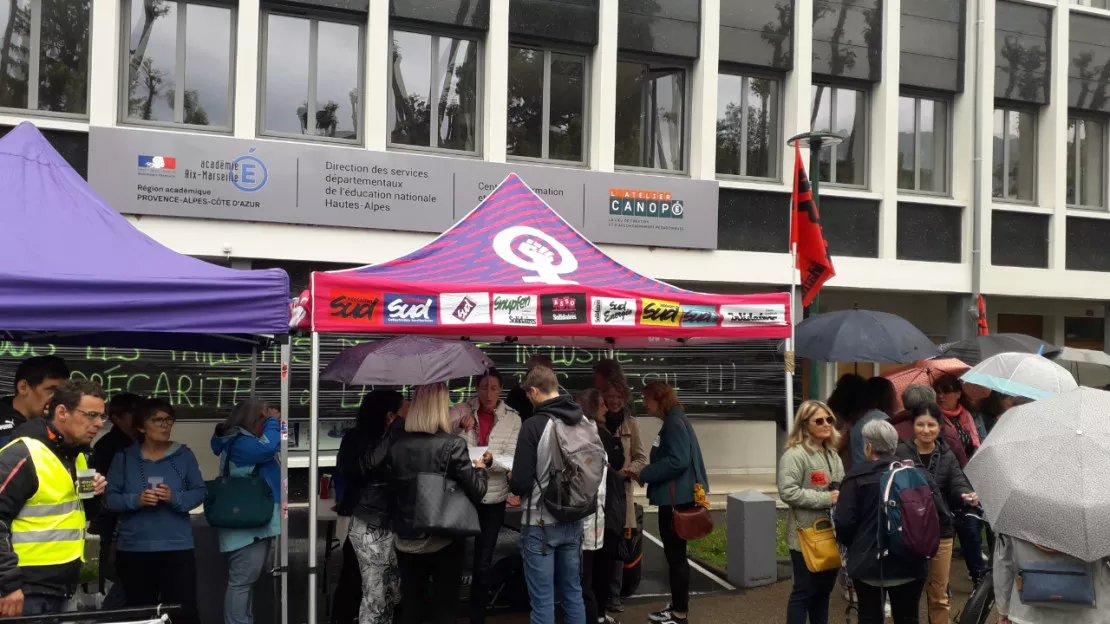 Hautes-Alpes : les AESH en grève pour des meilleurs salaires et un vrai statut