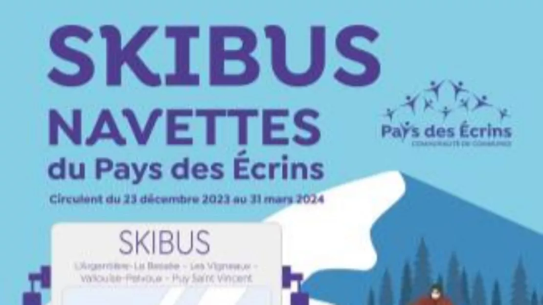 Hautes-Alpes : les navettes skibus ont repris du service dans le Pays des Écrins