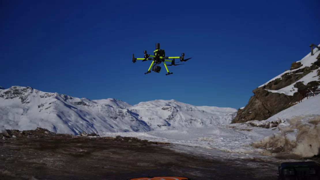 Hautes-Alpes : les Orres, des drones au service des secours et des pistes
