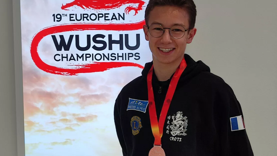 Hautes-Alpes : Maël Pilon médaillé de bronze au championnat d'Europe de Kung Fu