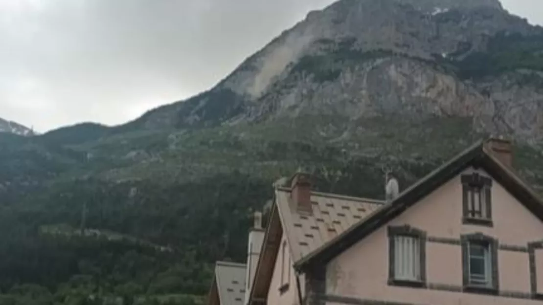 Hautes-Alpes : plusieurs éboulements au-dessus de l'Argentière la Bessée