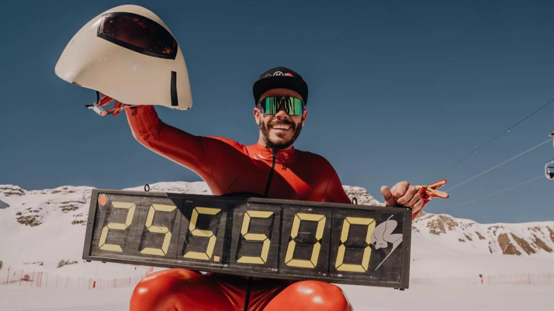 Hautes-Alpes : Simon Billy, l’homme le plus rapide à skis du monde