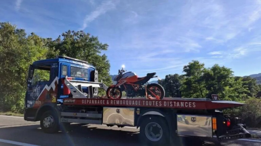 Hautes-Alpes : un motard arrêté à 150km/h sur la commune de la Bâtie Neuve