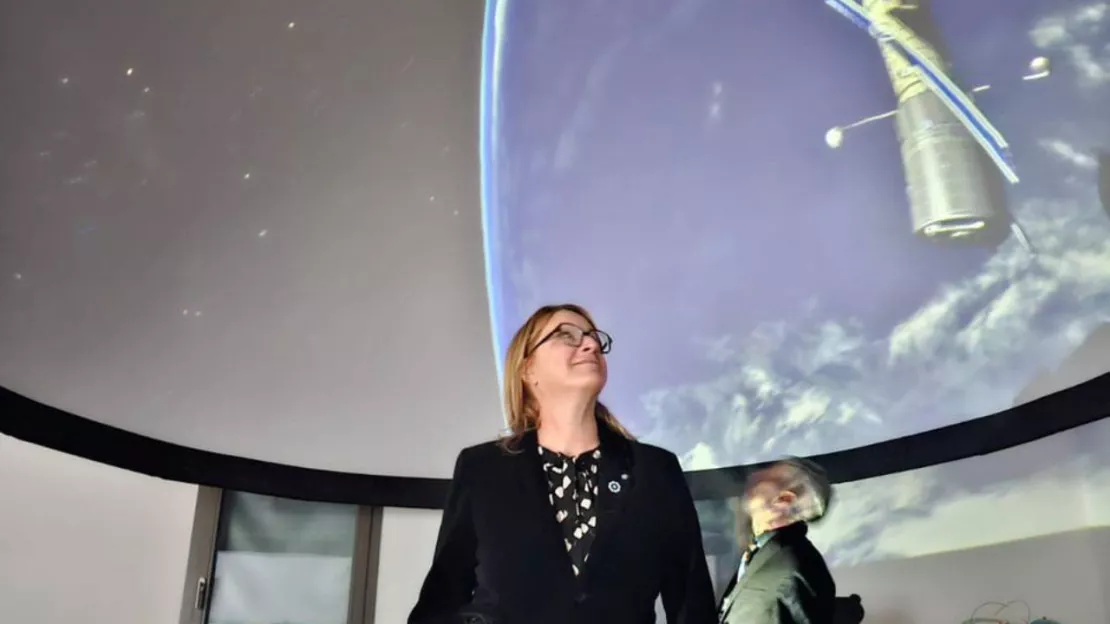 Inauguration de l’Observatoire de Barcelonnette par la députée Sophie Vaginay Ricourt