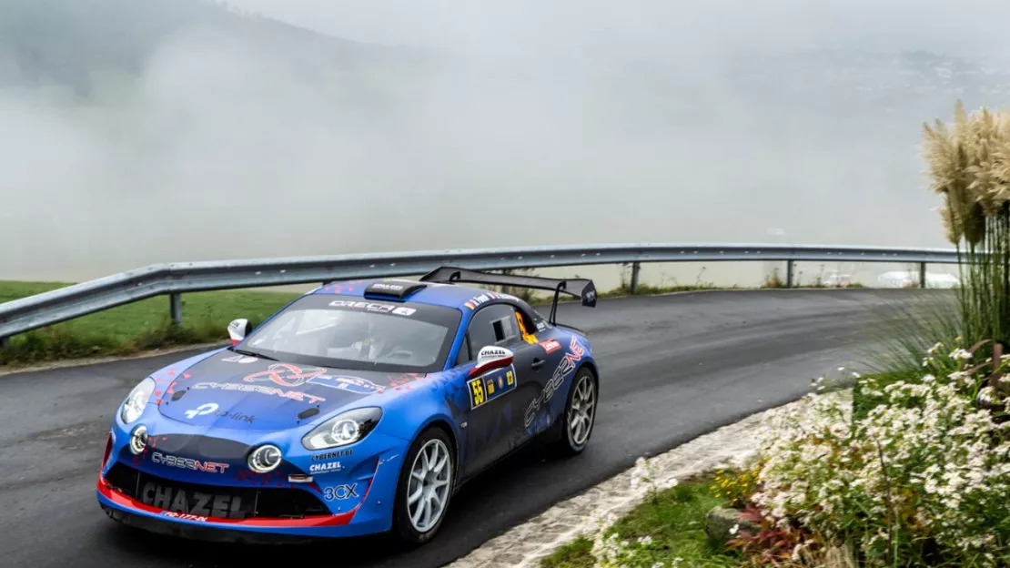 Jules Escartefigue au départ du Rallye Monte-Carlo 2025