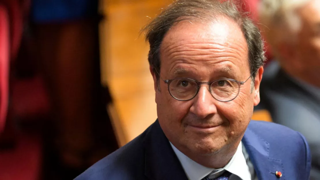 L’ancien Président de la République François Hollande à La Bâtie-Neuve ce lundi