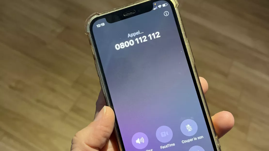 Le 0 800 112 112, non ce n’est pas une arnaque, ce sont les secours qui vous rappellent