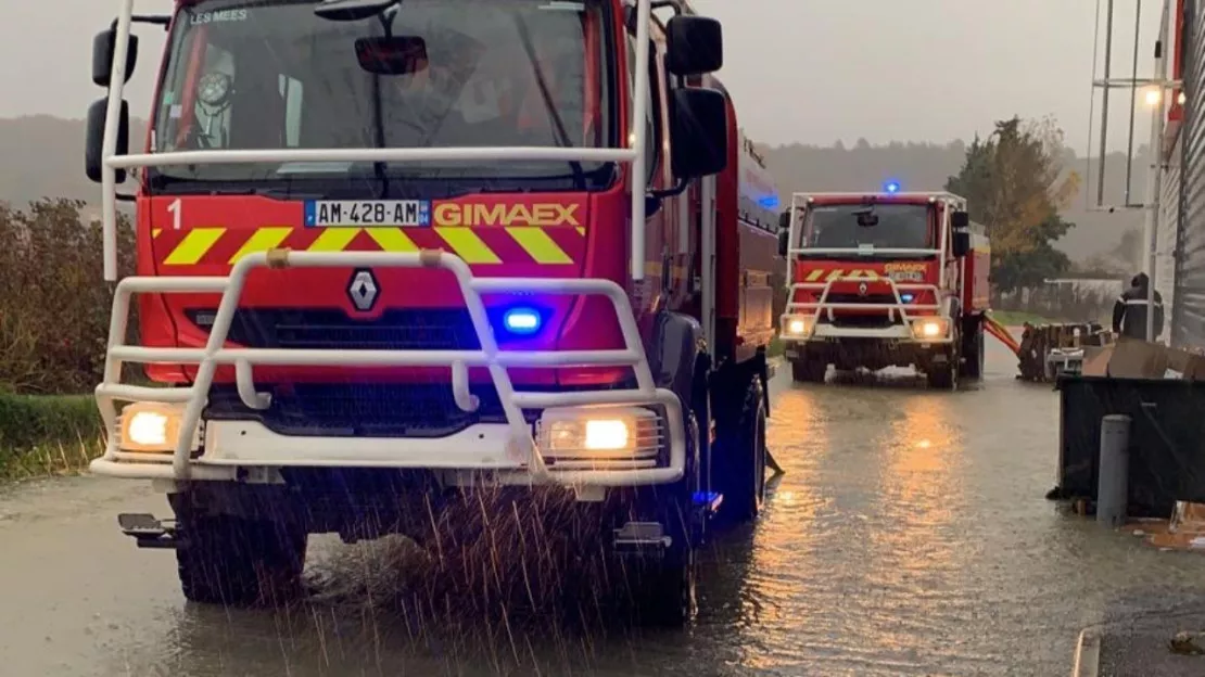 Les pompiers des Alpes du Sud mobilisés face aux inondations