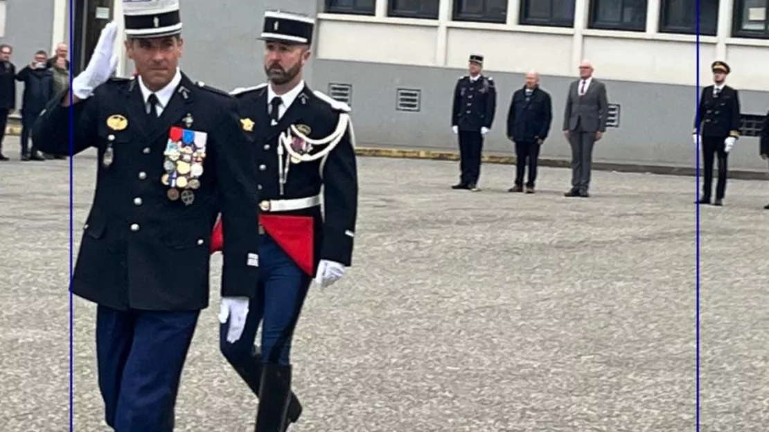 Prise de commandement de l'Escadron Départemental de Sécurité Routière