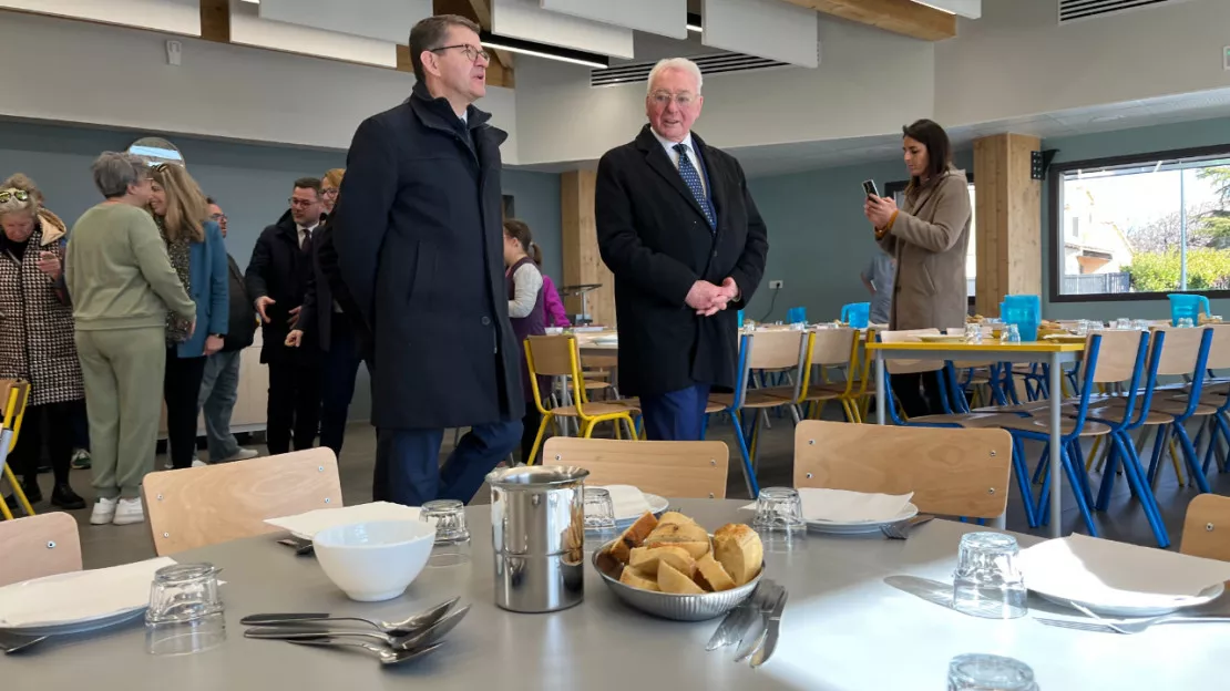 Sisteron : la nouvelle cantine pour les élèves de l'école Edouard Delaplane au Thor