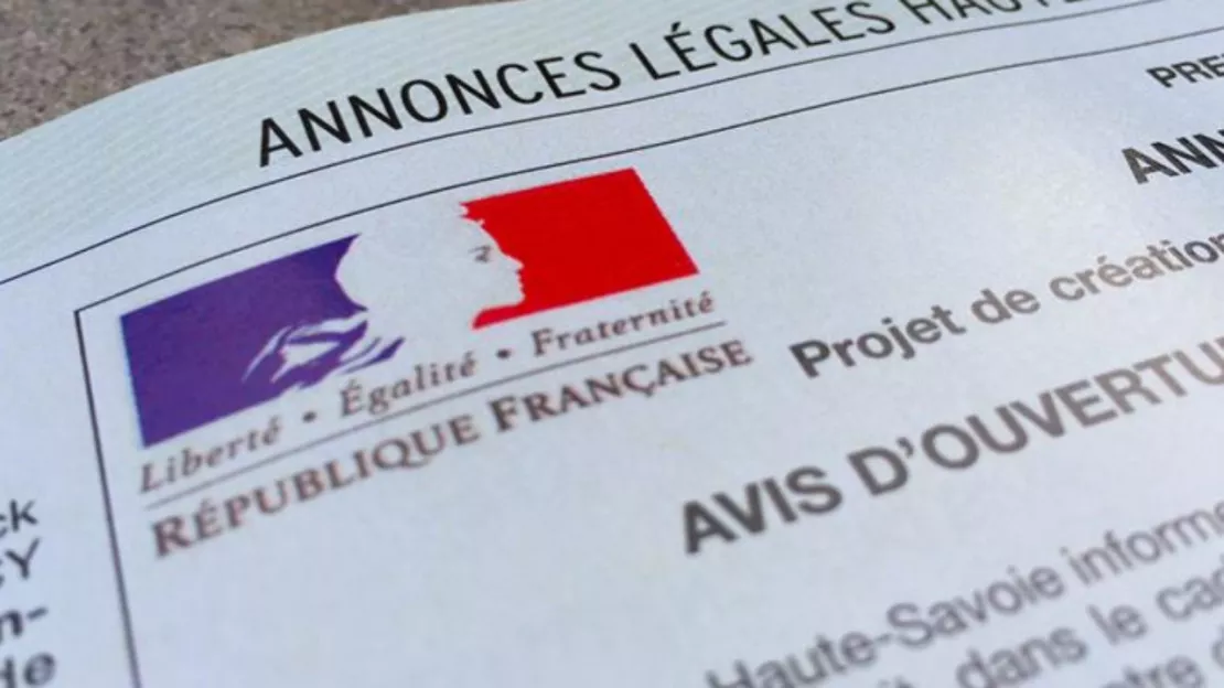 Vos annonces légales et judiciaires désormais sur Alpes1Mag.com