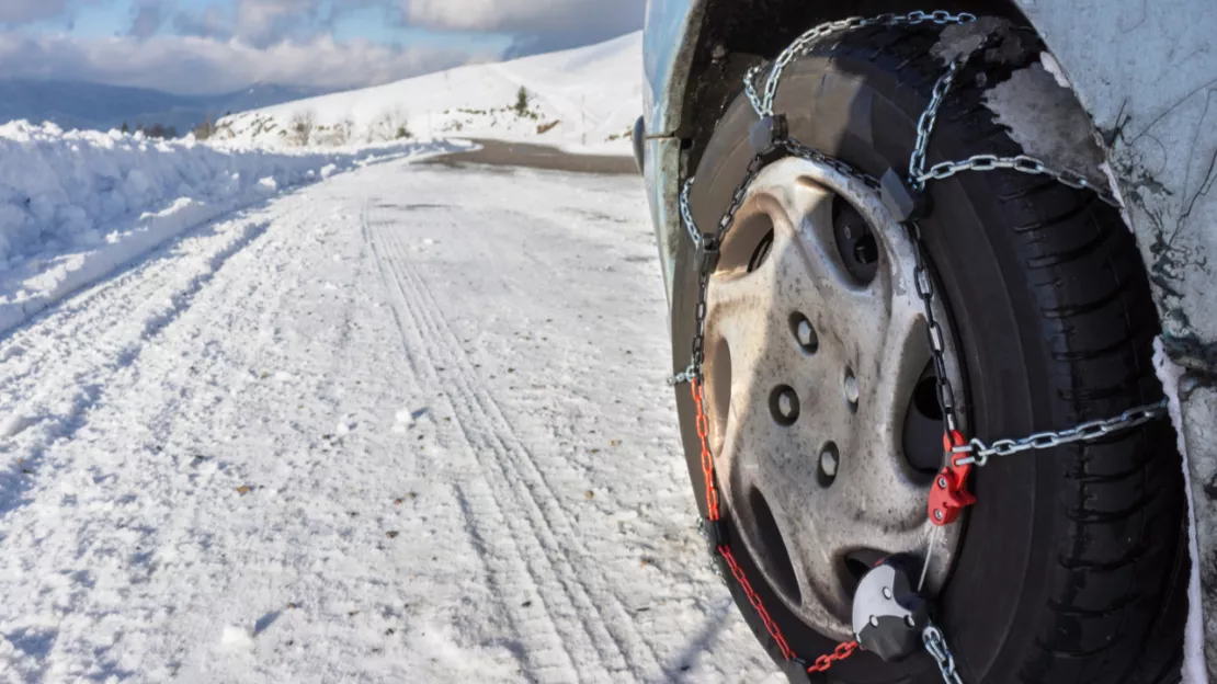 Vos équipements spéciaux sont obligatoires sur ces routes jusqu’à demain