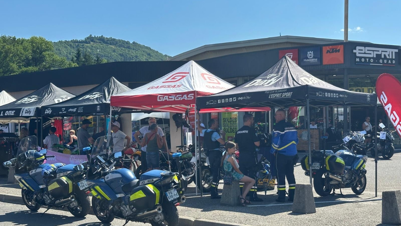 À Gap, les motards sont sensibilisés à la sécurité routière