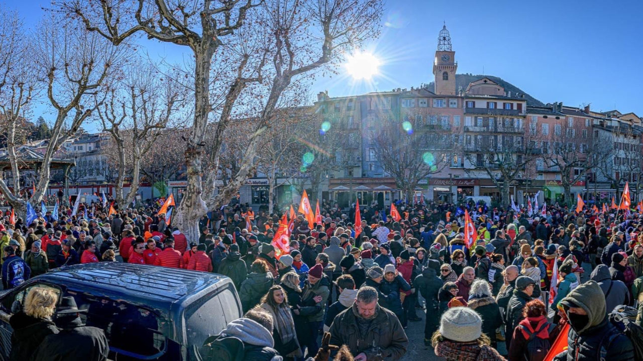 Alpes du Sud :  de nouvelles actions syndicales pour un grand "non" à la réforme des retraites