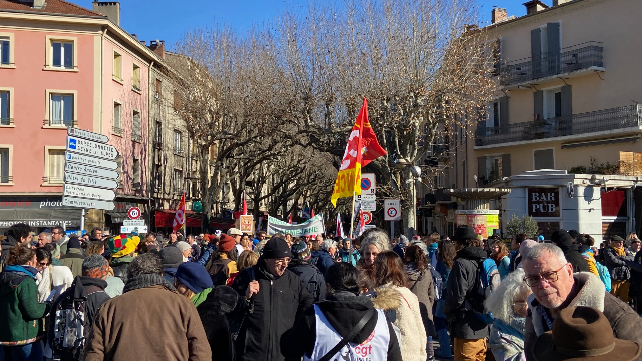 Alpes du Sud : retraite, une intersyndicale toujours aussi solide