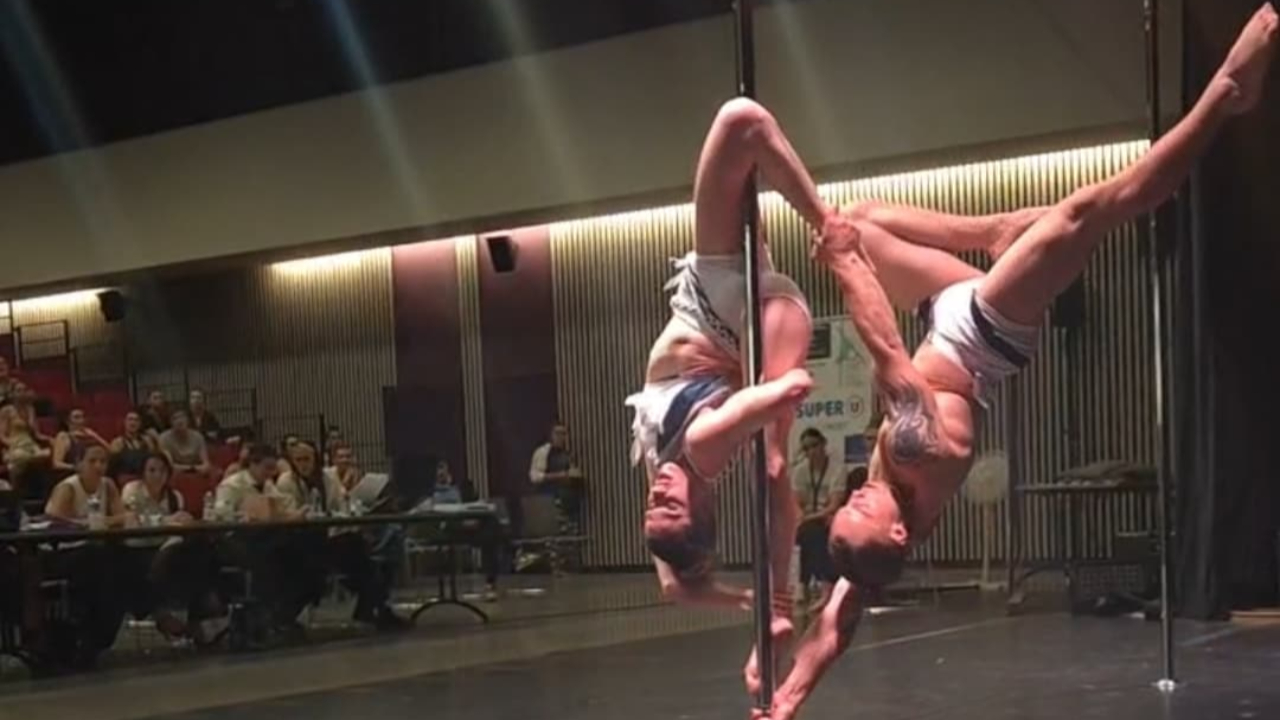 Ambre et Wladek, Champsaurins et champions de France en duo de pole dance