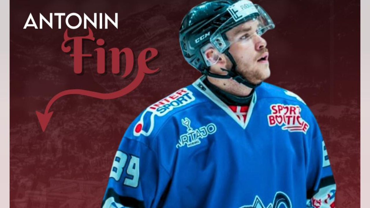 Antonin Fine rejoint les Diables Rouges de Briançon