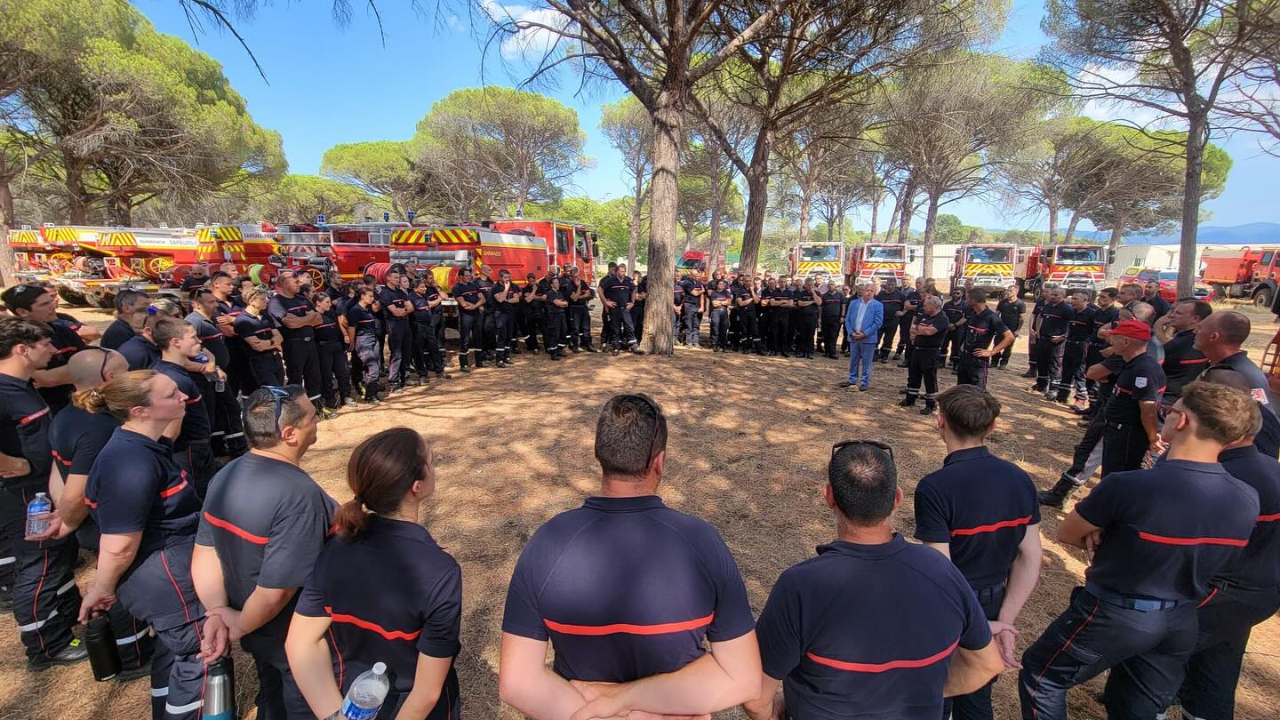 Après Fréjus, la colonne Alpes du Sud des pompiers mobilisée à Cassis Après Fréjus, la colonne Alpes du Sud des pompiers mobilisée à Cassis
